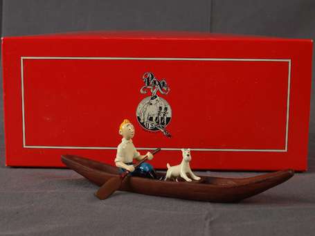 Hergé - Pixi : Tintin et Milou en pirogue (réf. 