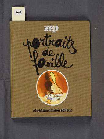 Zep : Portraits de famille en édition originale 
