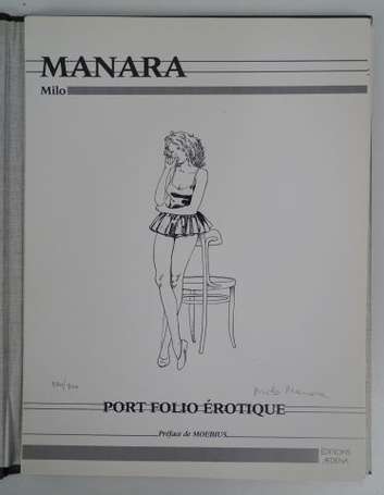 Manara Milo Port folio érotique avec préface de 