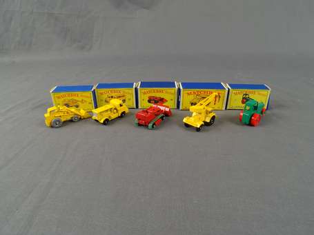 Matchbox - Lot de 5 vehicules - ref 11/28/1/24/58 