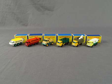 Matchbox - Lot de 6 vehicules - ref 