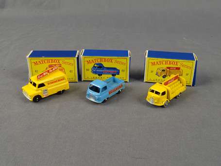 Matchbox - Lot de 3 vehicules - ref  37/42/60 neuf