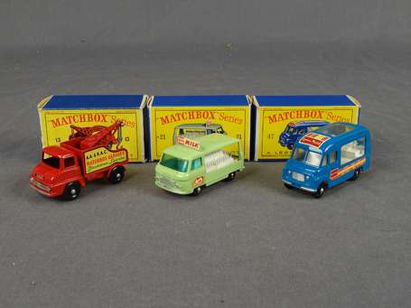 Matchbox - Lot de 3 vehicules - ref  47/13/21 neuf