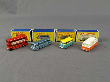 Matchbox - Lot de 4 vehicules - ref 70/5/68/40 