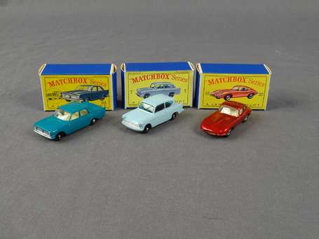 Matchbox - Lot de 3 voitures - ref 32/7/33 neuf en