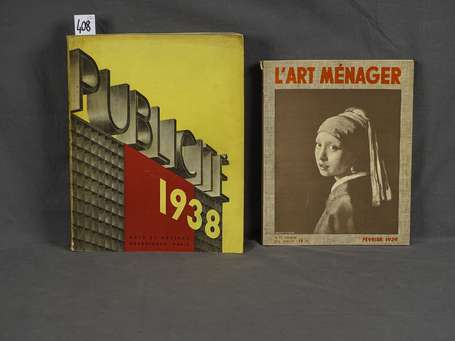 PUBLICITÉ 1938 - Charles Peignot directeur - Arts 