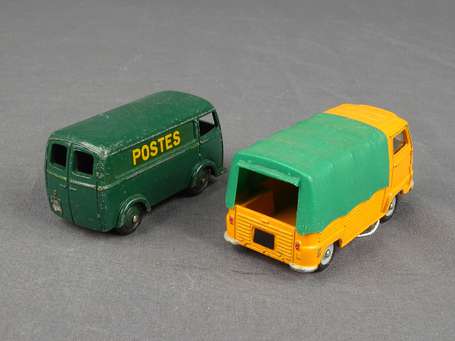 Dinky toys - 2 véhicules :  peugeot DA3 Poste , 