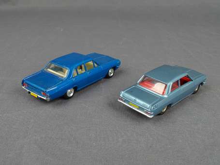 Dinky toys - 2 véhicules :  Opel Reckord coupé , 