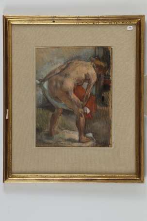 CARTON Jean (1912-1988) - Femme à la toilette. 