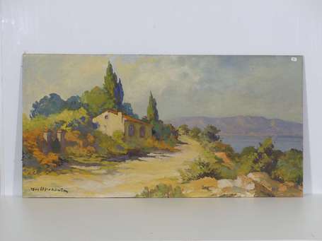 LE FLORENTIN Guy (1907-1978) - Paysage de Provence