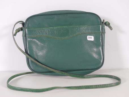 LONGCHAMP - Sac à bandoulière en cuir vert, une 