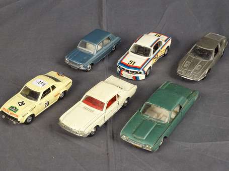 Solido - Lot de 7 voitures , dont Simca 1100, 