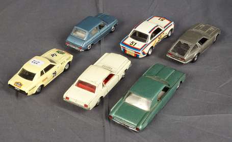 Solido - Lot de 7 voitures , dont Simca 1100, 