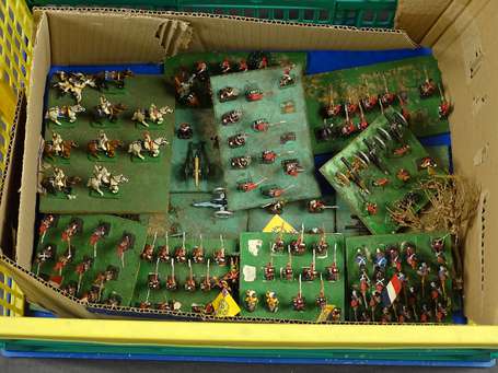 Lot de soldats empire 3 cm- kits montés et peints 