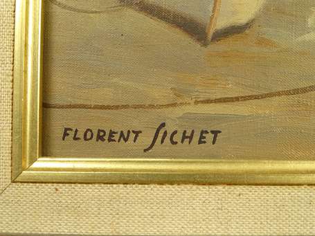 SICHET Florent (1918-2014) - Noirmoutier, Etier du