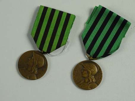 Mil - 2 Médailles commémorative de 1870/1871 (dont