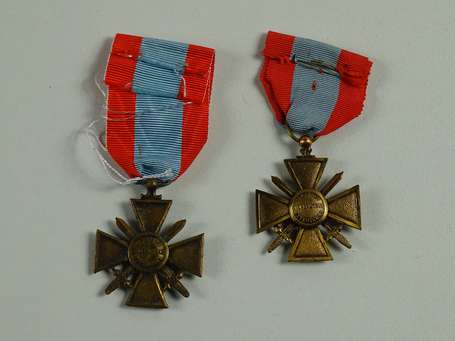 Croix des théâtres d'opérations exterieures, deux 