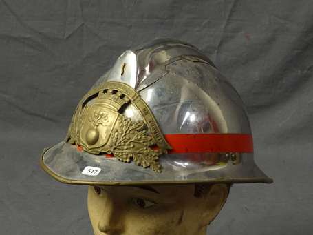 Pompier - casque modèle 33 avec coiffe, manque 