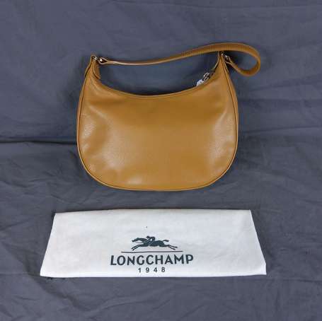 LONGCHAMP Petit sac besace porté épaule en cuir 