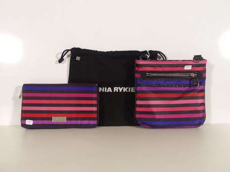 SONIA RYKIEL - Pochette portée épaule en toile 