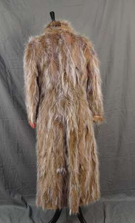 KRYOS - Manteau réversible en marmotte avers cuir	