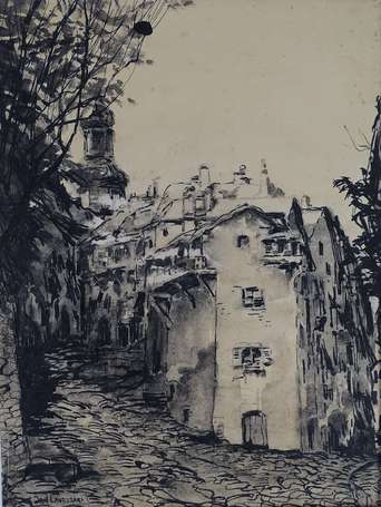 LAVEZZARI Jean (1876-1947) - Ruelles pavées. 