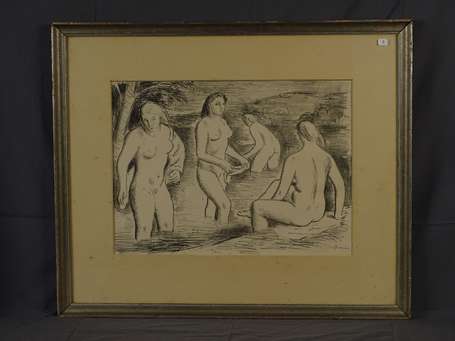 GIMMI Wilhelm (1886-1965) - Trois nus, 