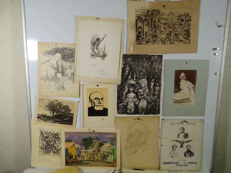 Lot d'estampe divers