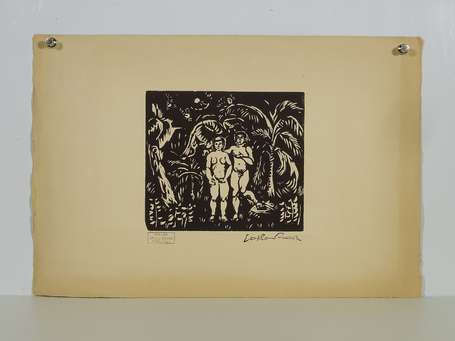 FRIESZ Emile-Othon (1879-1949) - Adam et Eve. 