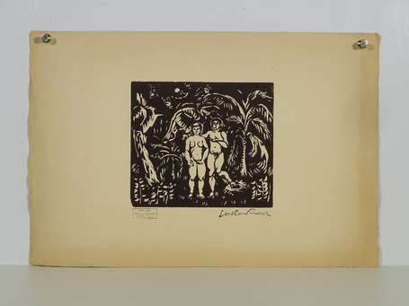 FRIESZ Emile-Othon (1879-1949) - Adam et Eve. 