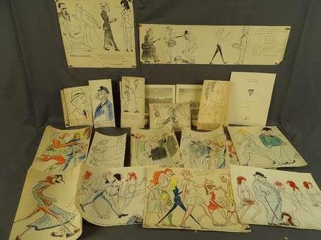 Dessins - Pochettes de 25 Dessins par le 