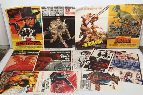 Cinéma lot de 15 affiches environ 79 x 60 cm