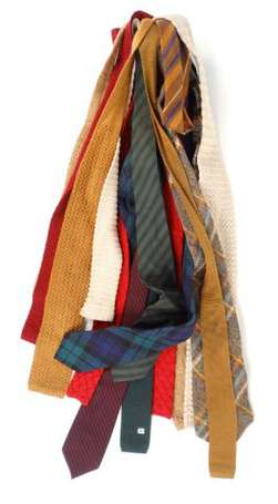 14 cravates en laine vintage dont: Burberry's, 