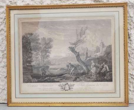 Vernet Joseph 1er et 2ème Vue du Levant Deux Eaux 