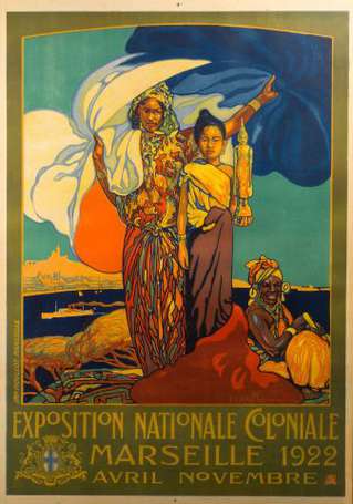 EXPOSITION NATIONALE COLONIALE / MARSEILLE 1922 : 