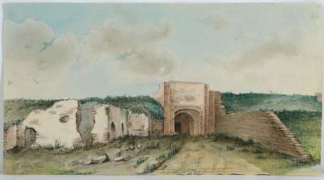 Ecole XIXème Siècle Paysages Encre, aquarelle et 