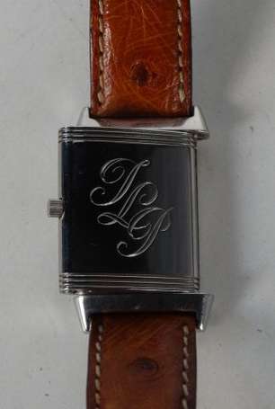 JAEGER-LECOULTRE Montre Reverso en acier à boitier