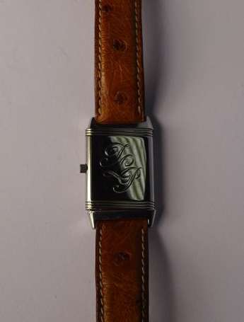 JAEGER-LECOULTRE - Montre Reverso en acier à 