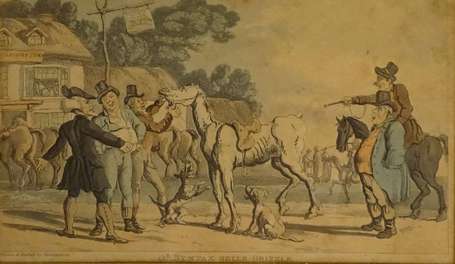 ROWLANDSON Thomas (1756-1827) - Dr Syntax sells 