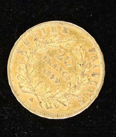 Napoléon 20 Francs or 1859