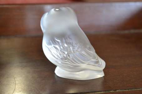 Lalique Chouette presse papier en verre moulé 