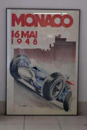 Monaco 16 Mai 1948 Illustration Geo Ham Tirage Imp