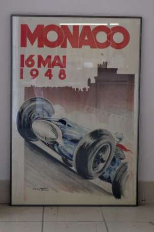 Monaco 16 Mai 1948 Illustration Geo Ham Tirage Imp