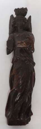 Ange Sujet d'applique en bois sculpté, XVIIIè S. H