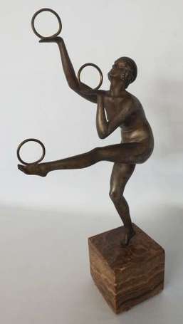 Chiparus Demeter 1886-1947 Danseuse aux anneaux 