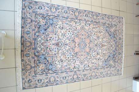 Tapis Kāchān laine et coton décor nain 249x161 cm