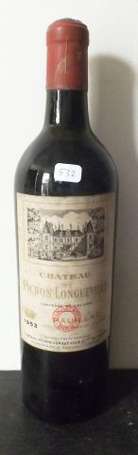 1 Bt Pichon Longueville Comtesse de Lalande 1953 