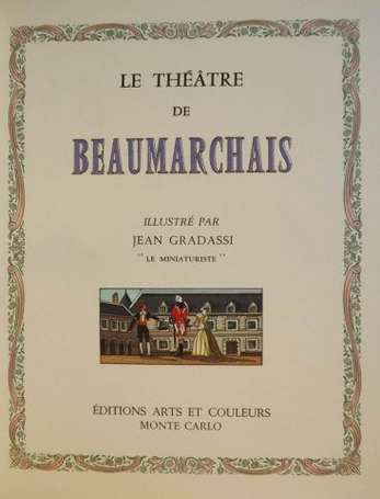 BEAUMARCHAIS (Pierre CARON de) Le Théâtre de 