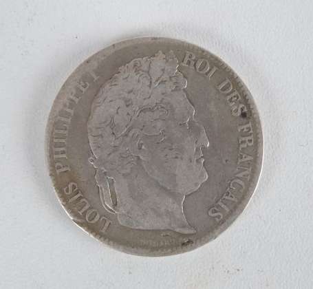 Ecu en argent 5Frs Louis Philippe 2ème type 