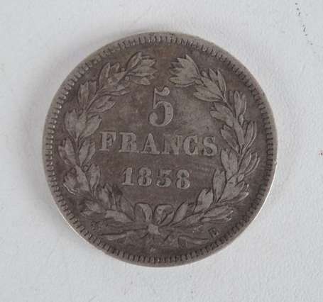 Ecu en argent 5Frs Louis Philippe 2ème type 